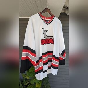 Vintage Kansas City Blades Bauer Hockey Jersey Large